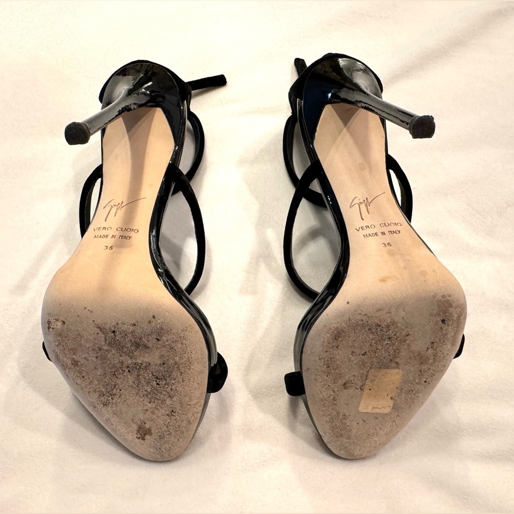 GIUSEPPE ZANOTTI | Harmony Velvet Sandals - Picture 7 of 10
